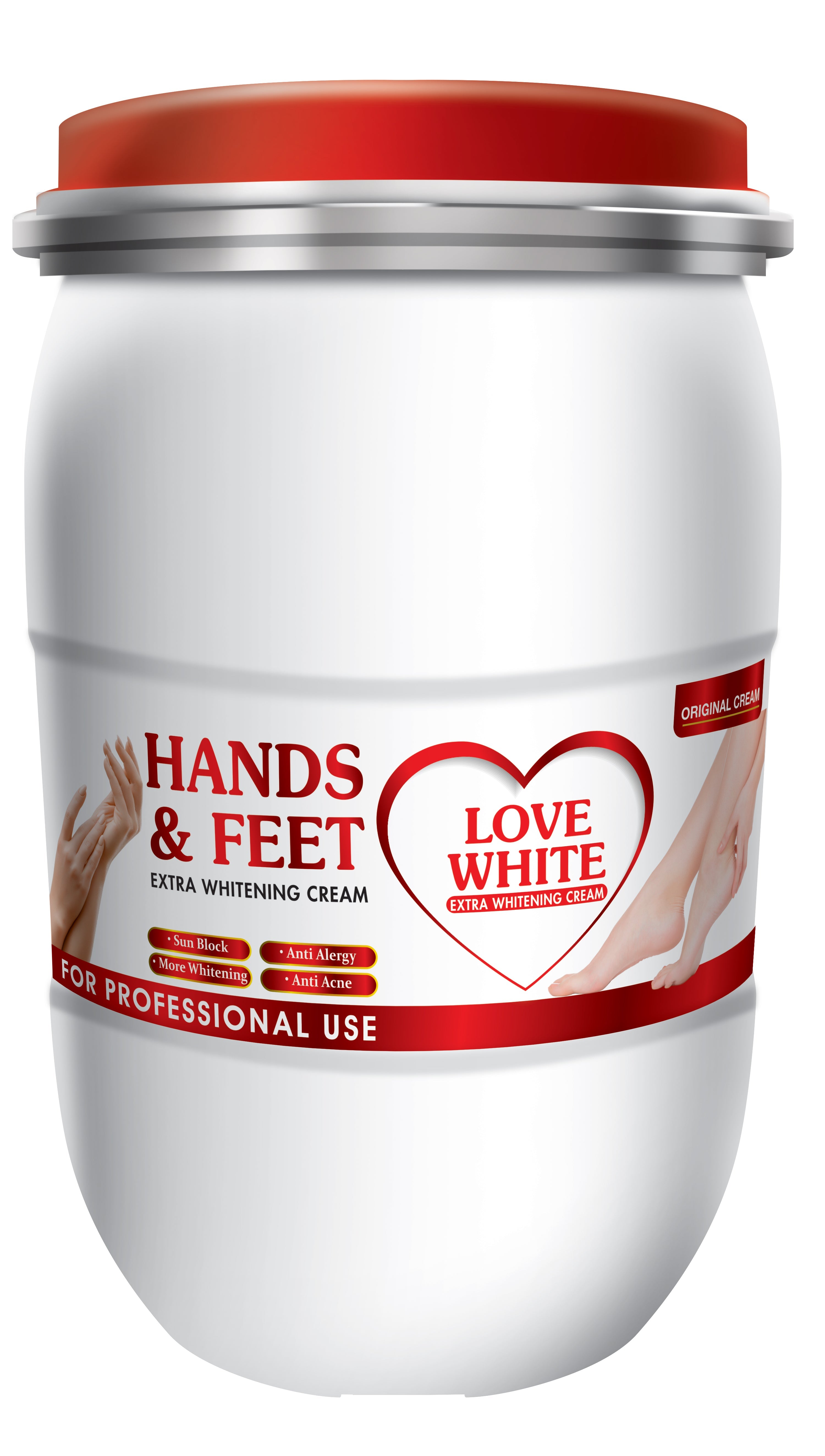 Love White Hands & Feet Cream 25KG