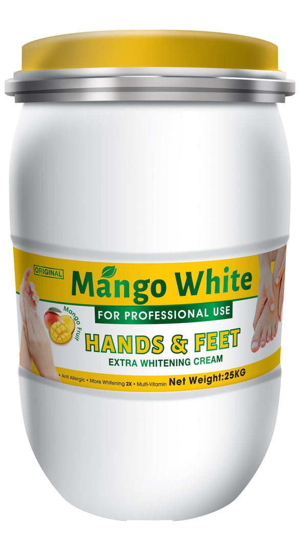 Mango White Hands & Feet Cream Drum 25KG