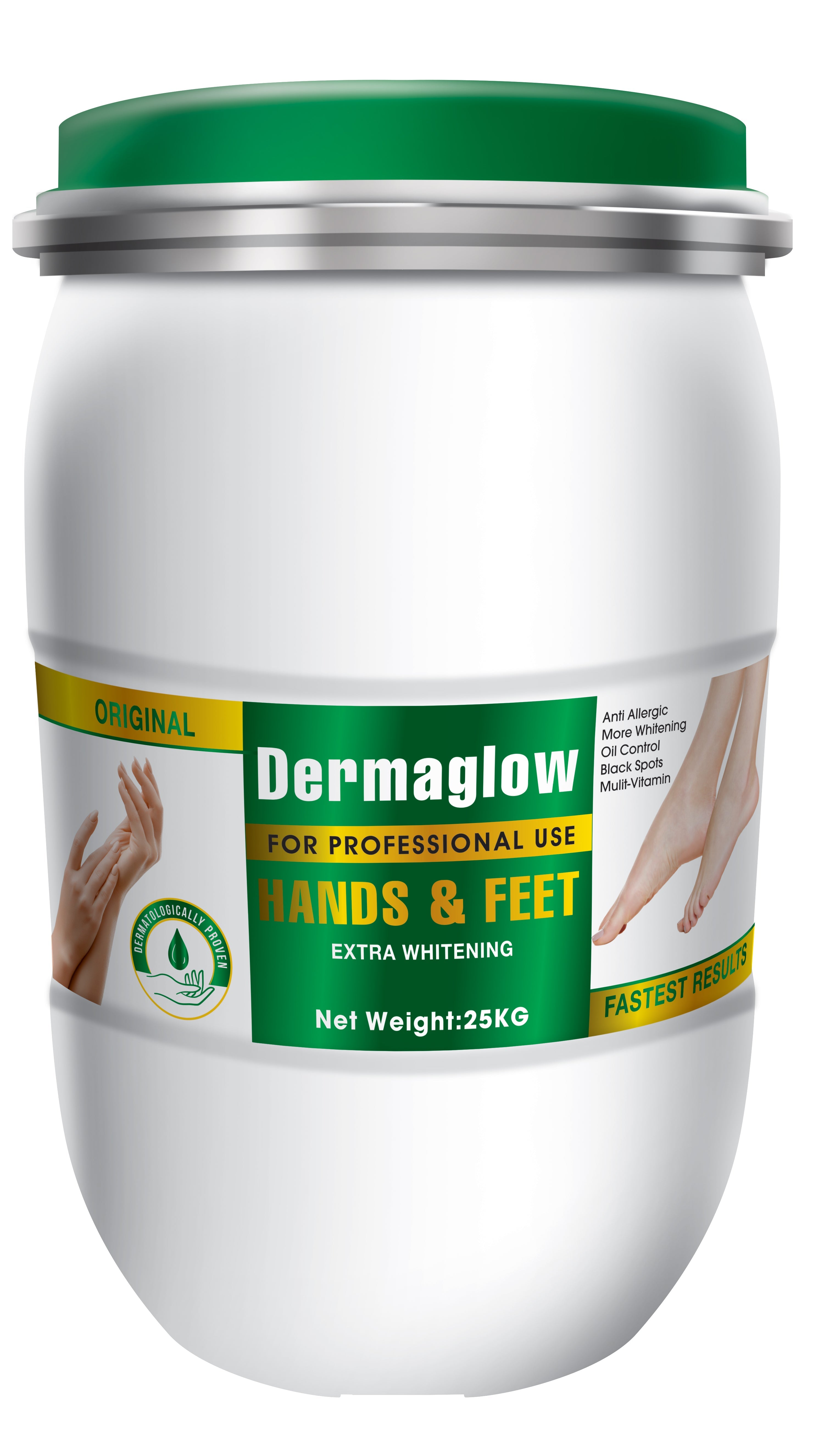 Dermaglow Hand & Feet Cream Drum 25KG