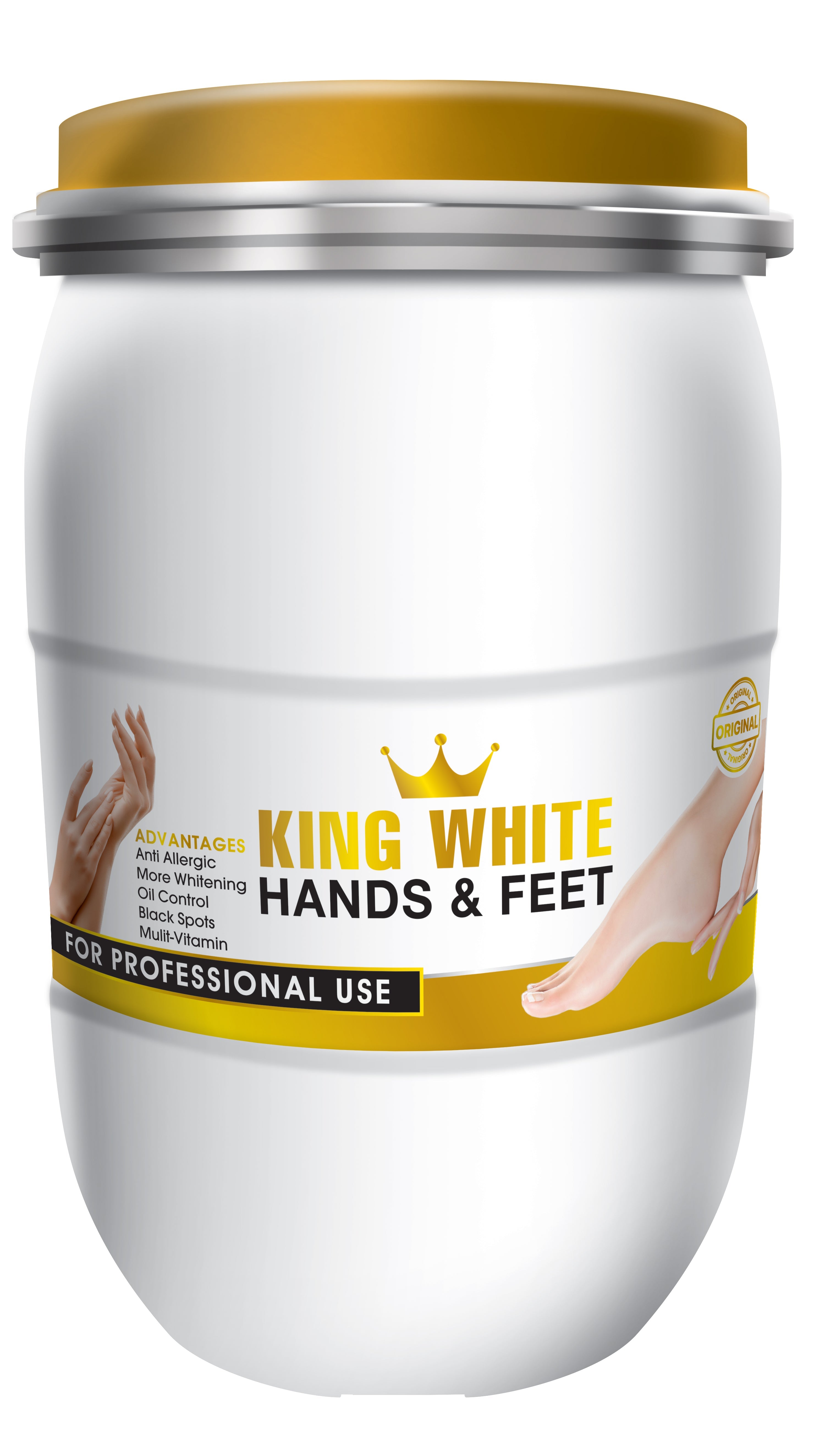 King White Hands & Feet Cream Drum 25KG