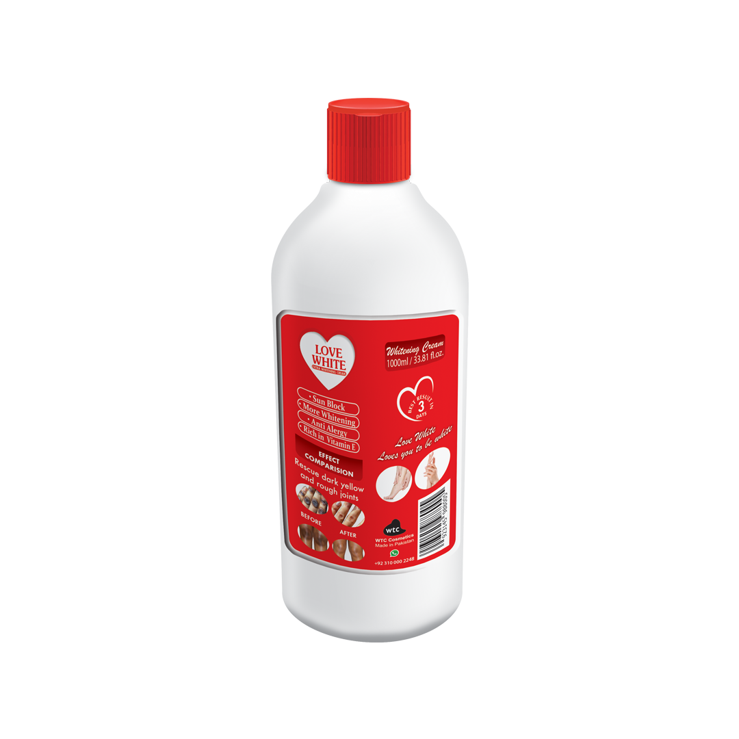 Love White Body Cream Bottle 500G